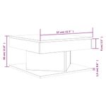 Casa si Gradina - Mobilier - Mese si birouri - Masute de cafea - Masuta de cafea, gri sonoma, 57x57x30 cm, lemn prelucrat - Infinity.ro