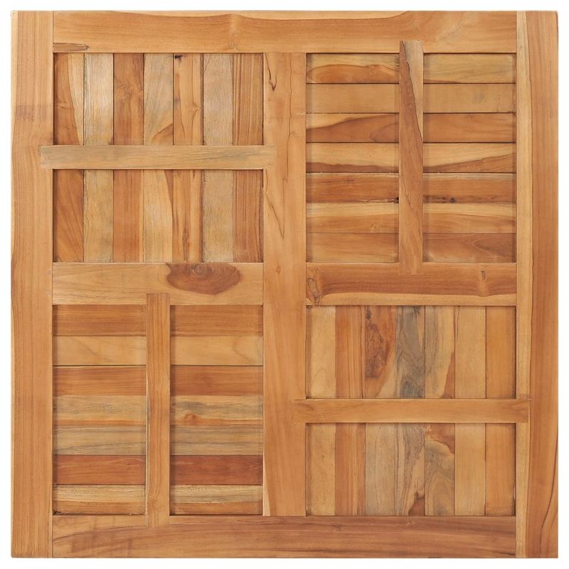 Casa si Gradina - Mobilier - Feronerie si accesorii mobila - Blat de masa patrata, 90 x 90 x 2,5 cm, lemn masiv de tec - Infinity.ro