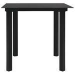Casa si Gradina - Gradina si terasa - Mobilier exterior - Seturi mobila gradina - Set mobilier de exterior, 5 piese, negru, ratan PVC - Infinity.ro