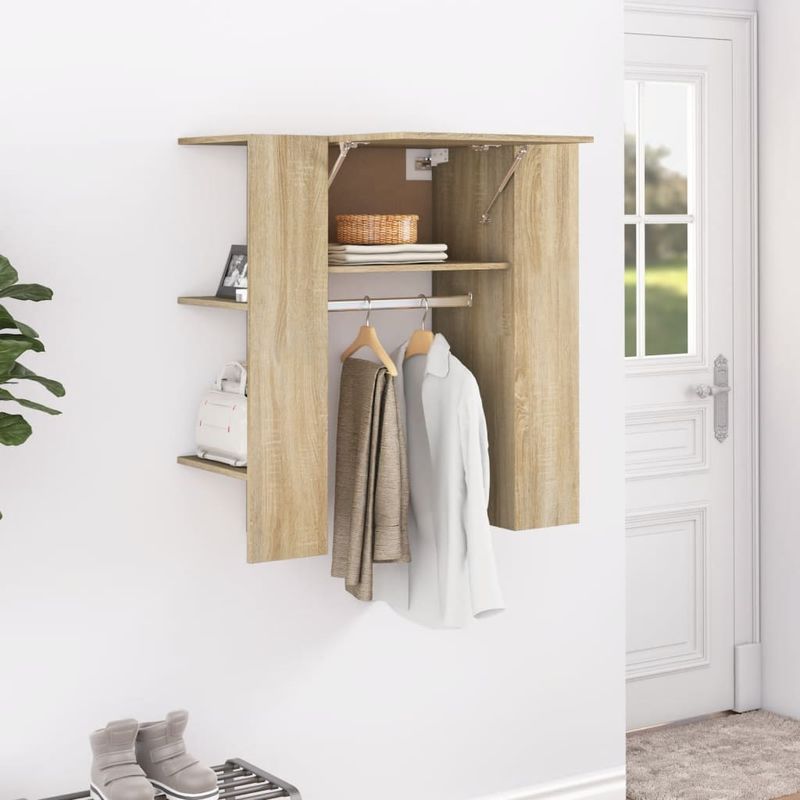 Casa si Gradina - Mobilier - Dulapuri si sifoniere - Dulapuri - Dulap de hol, stejar sonoma, 97,5x37x99 cm, lemn prelucrat - Infinity.ro