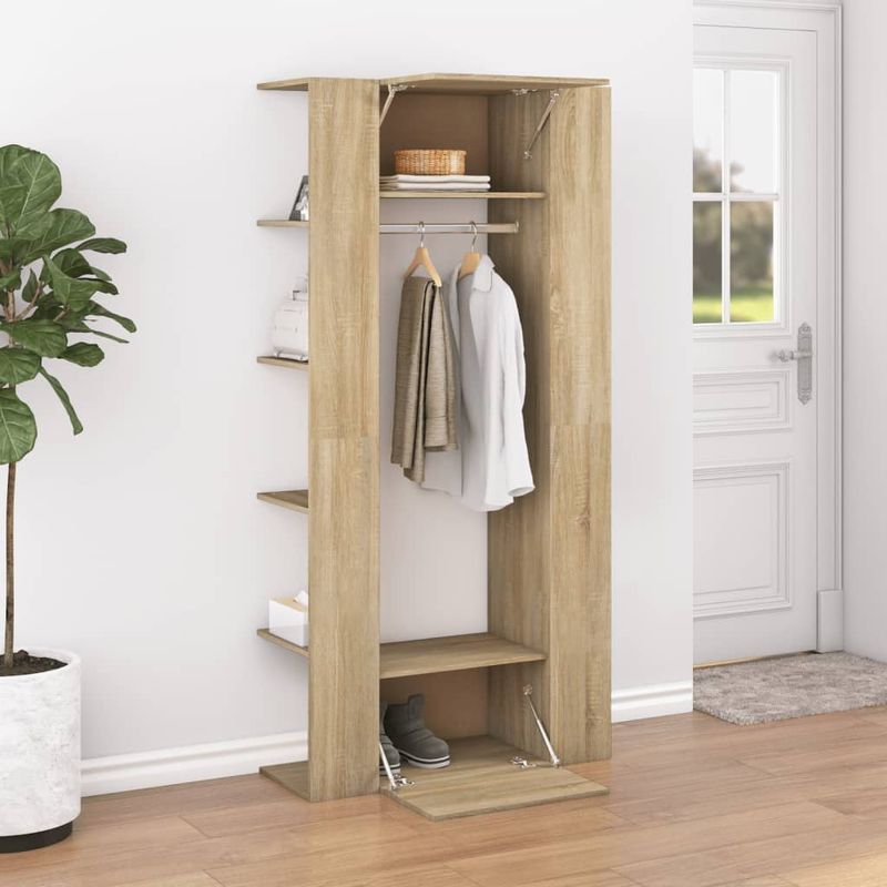 Casa si Gradina - Mobilier - Dulapuri si sifoniere - Dulapuri - Dulap de hol, stejar sonoma, 97,5x37x99 cm, lemn prelucrat - Infinity.ro