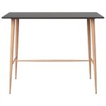 Casa si Gradina - Mobilier - Seturi de mobilier - Seturi bucatarie - Set mobilier de bar, 7 piese, negru si alb - Infinity.ro