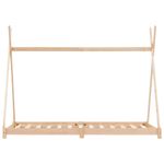 Casa si Gradina - Mobilier - Mobilier copii - Patuturi copii - Cadru de pat de copii, 70 x 140 cm, lemn masiv de pin - Infinity.ro