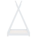 Casa si Gradina - Mobilier - Mobilier copii - Patuturi copii - Cadru de pat de copii, alb, 90 x 200 cm, lemn masiv de pin - Infinity.ro