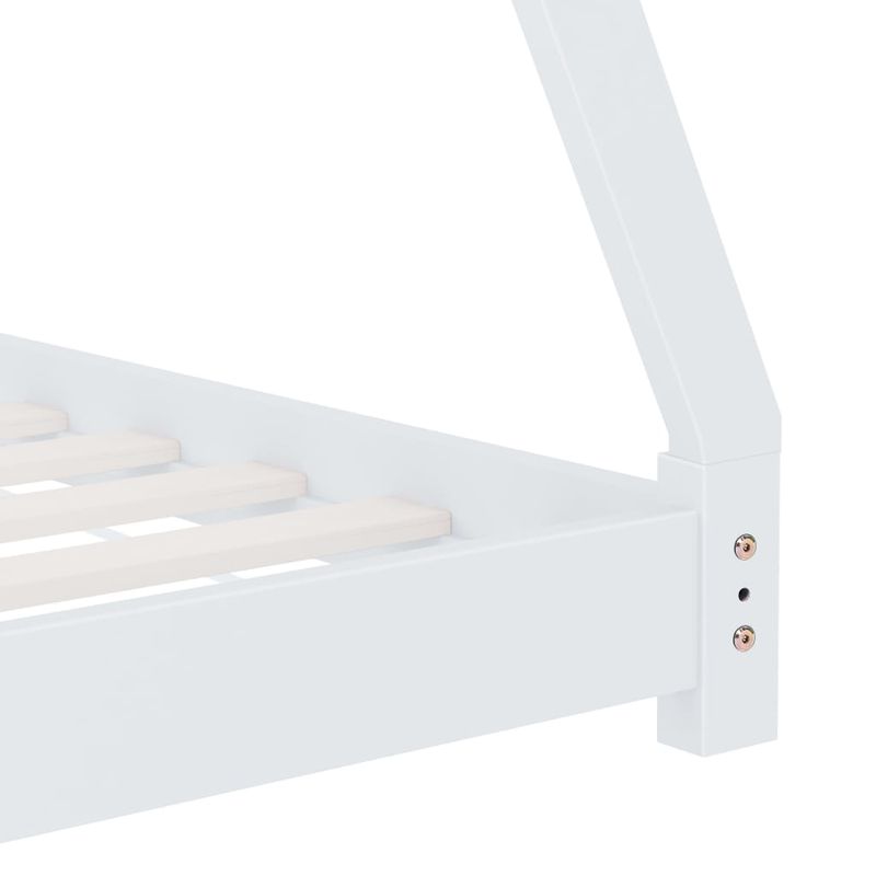 Casa si Gradina - Mobilier - Mobilier copii - Patuturi copii - Cadru de pat de copii, alb, 90 x 200 cm, lemn masiv de pin - Infinity.ro