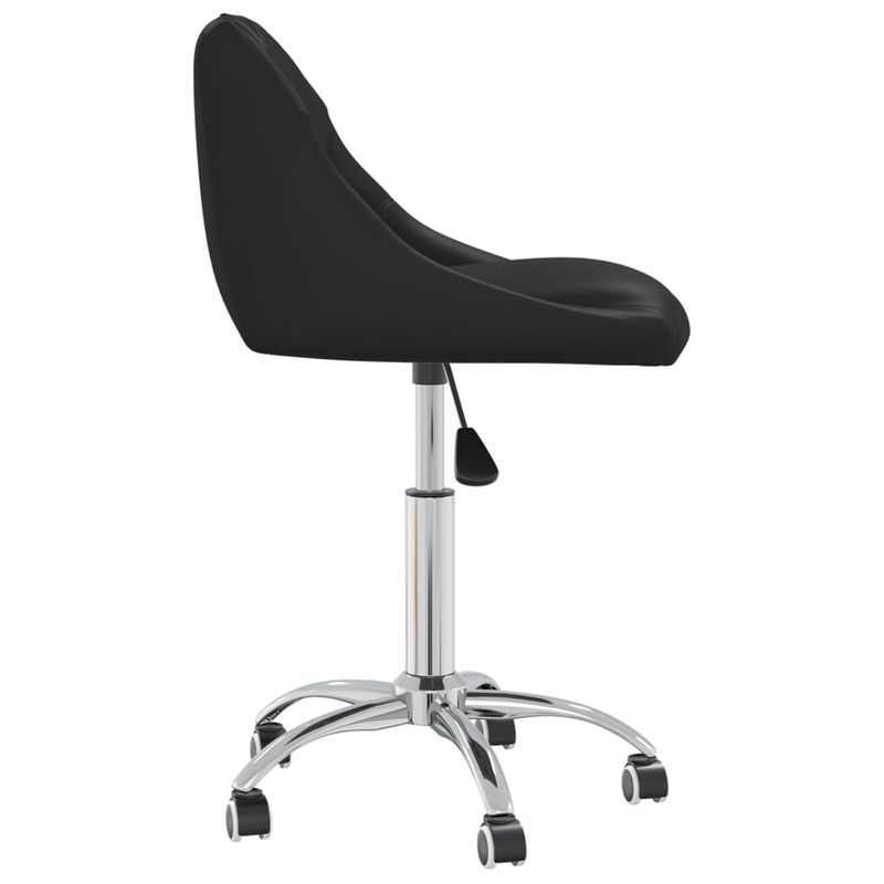 Casa si Gradina - Mobilier - Scaune si fotolii - Scaune - Scaune de bucatarie pivotante, 6 buc., negru, piele ecologica - Infinity.ro