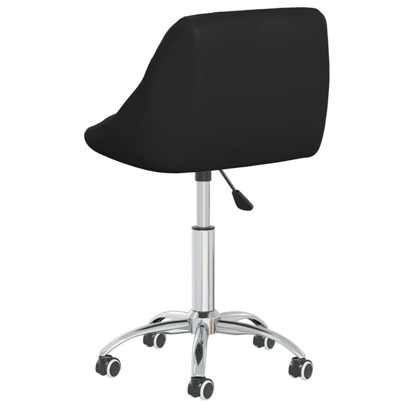 Casa si Gradina - Mobilier - Scaune si fotolii - Scaune - Scaune de bucatarie pivotante, 6 buc., negru, piele ecologica - Infinity.ro