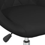 Casa si Gradina - Mobilier - Scaune si fotolii - Scaune - Scaune de bucatarie pivotante, 6 buc., negru, piele ecologica - Infinity.ro