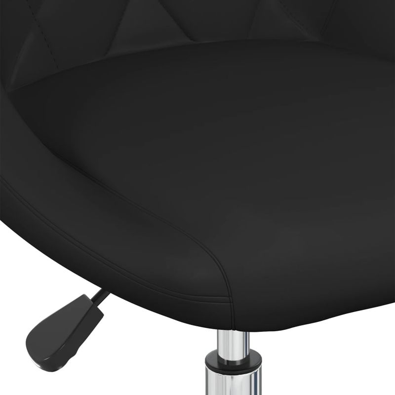 Casa si Gradina - Mobilier - Scaune si fotolii - Scaune - Scaune de bucatarie pivotante, 6 buc., negru, piele ecologica - Infinity.ro