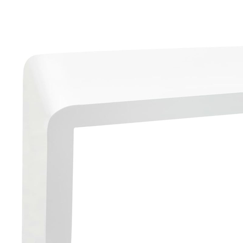 Casa si Gradina - Mobilier - Biblioteci si rafturi - Rafturi - Rafturi cub de perete, 3 buc., alb, MDF, mărime 28x10x28 cm - Infinity.ro