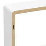 Casa si Gradina - Mobilier - Biblioteci si rafturi - Rafturi - Rafturi cub de perete, 3 buc., alb, MDF, mărime 28x10x28 cm - Infinity.ro