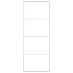 Casa si Gradina - Constructii - Usi interior, exterior si garaj - Usi garaj - Usa glisanta, alb, 76x205 cm, sticla ESG si aluminiu - Infinity.ro