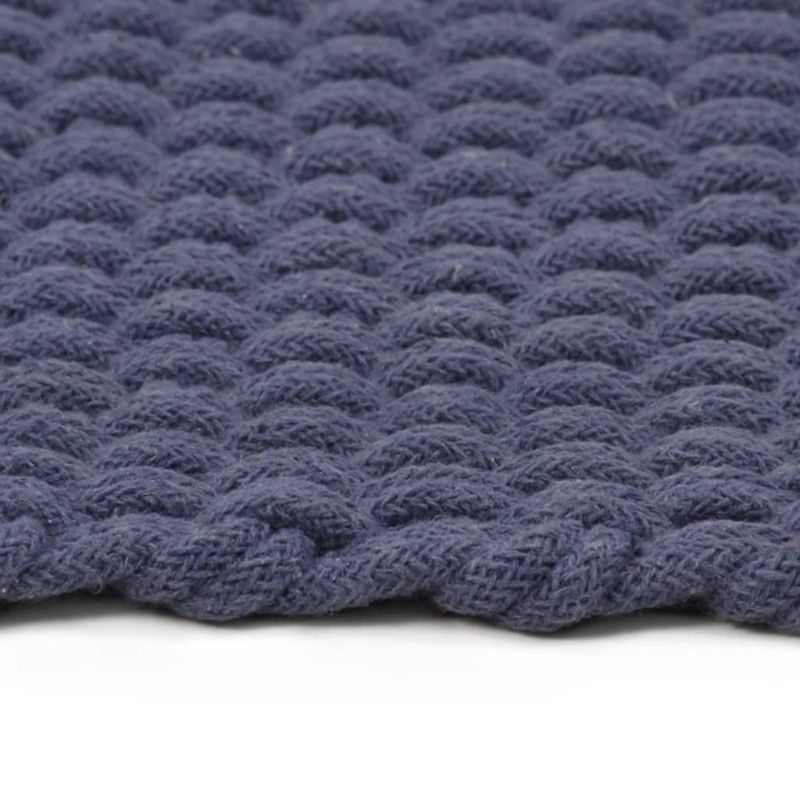 Casa si Gradina - Textile si covoare - Covoare - Covoare casa - Covor dreptunghiular, bleumarin, 160x230 cm, bumbac - Infinity.ro