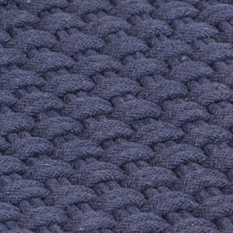 Casa si Gradina - Textile si covoare - Covoare - Covoare casa - Covor dreptunghiular, bleumarin, 160x230 cm, bumbac - Infinity.ro