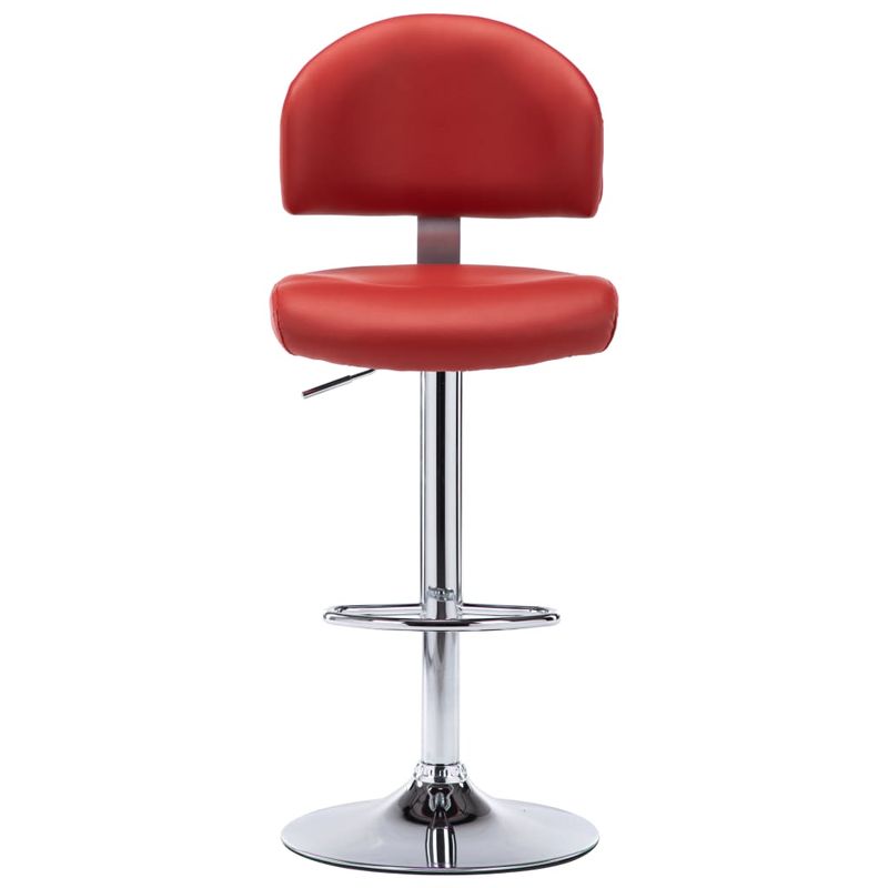 Casa si Gradina - Mobilier - Scaune si fotolii - Scaune - Scaun de bar, rosu vin, piele ecologica - Infinity.ro