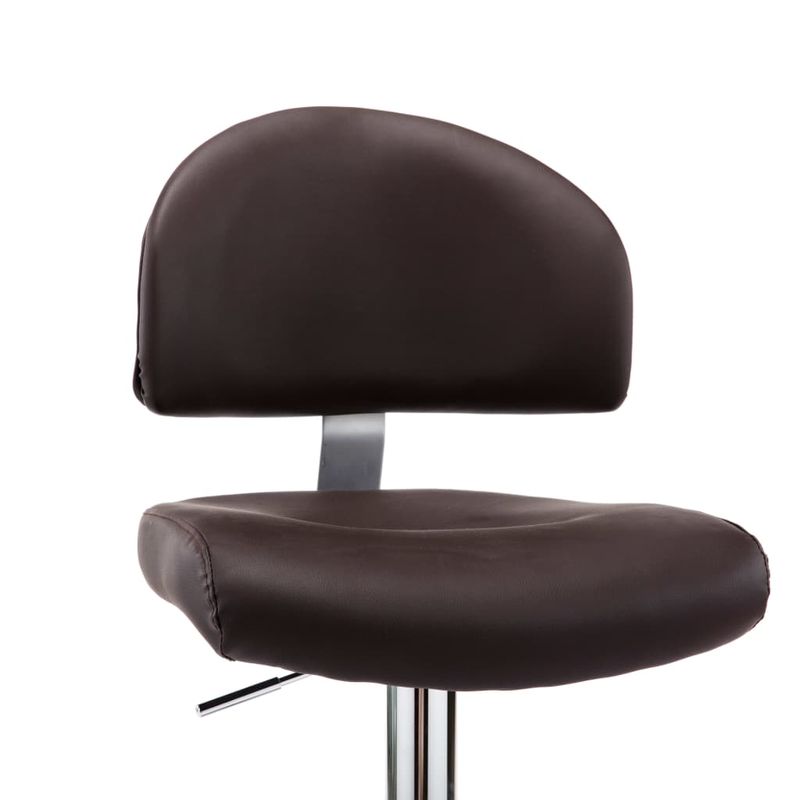 Casa si Gradina - Mobilier - Scaune si fotolii - Scaune - Scaun de bar, 2 buc., maro, piele ecologica - Infinity.ro