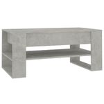 Casa si Gradina - Mobilier - Mese si birouri - Masute de cafea - Masuta de cafea, gri beton, 102x55x45 cm, lemn prelucrat - Infinity.ro