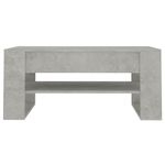 Casa si Gradina - Mobilier - Mese si birouri - Masute de cafea - Masuta de cafea, gri beton, 102x55x45 cm, lemn prelucrat - Infinity.ro