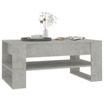 Casa si Gradina - Mobilier - Mese si birouri - Masute de cafea - Masuta de cafea, gri beton, 102x55x45 cm, lemn prelucrat - Infinity.ro