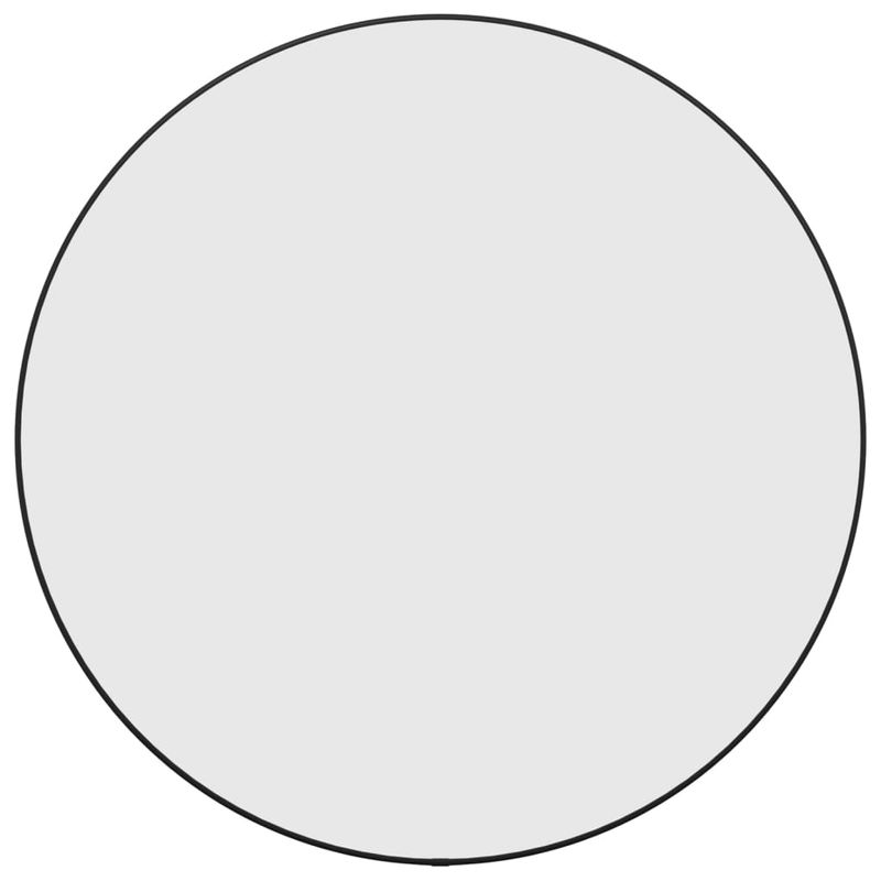 Casa si Gradina - Decoratiuni - Oglinzi - Oglinda de perete rotunda, negru, Ø 60 cm - Infinity.ro