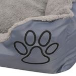 Petshop - Accesorii petshop - Culcusuri si custi - Culcusuri si saltele - Pat pentru caini cu perna captusita, gri, marime XXL - Infinity.ro