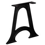 Casa si Gradina - Mobilier - Feronerie si accesorii mobila - Picioare masa de sufragerie , baza arcuita in forma de A, fonta - Infinity.ro