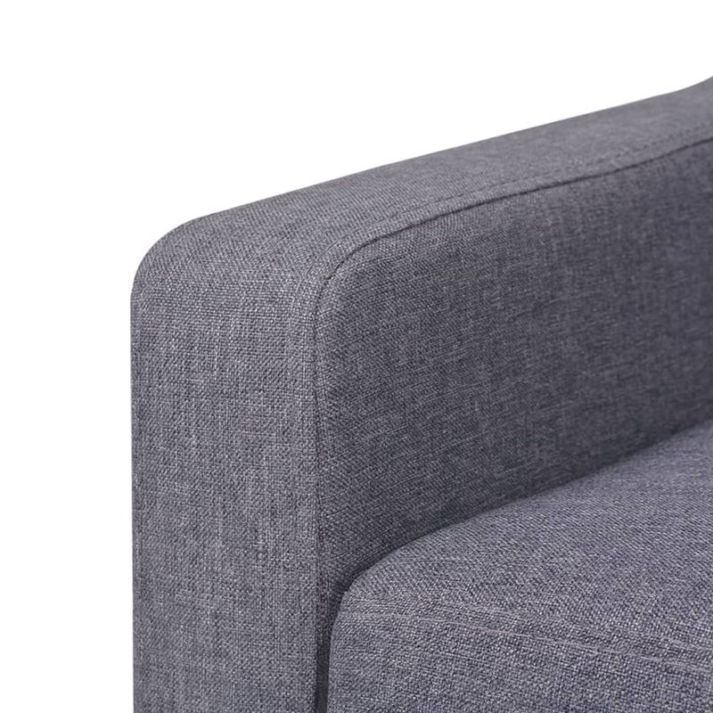 Casa si Gradina - Mobilier - Canapele si coltare - Canapele - Canapea cu 3 locuri, material textil, gri - Infinity.ro