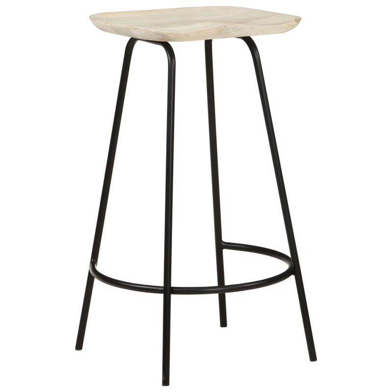 Casa si Gradina - Mobilier - Scaune si fotolii - Scaune - Scaune de bar, 2 buc., lemn masiv de mango - Infinity.ro