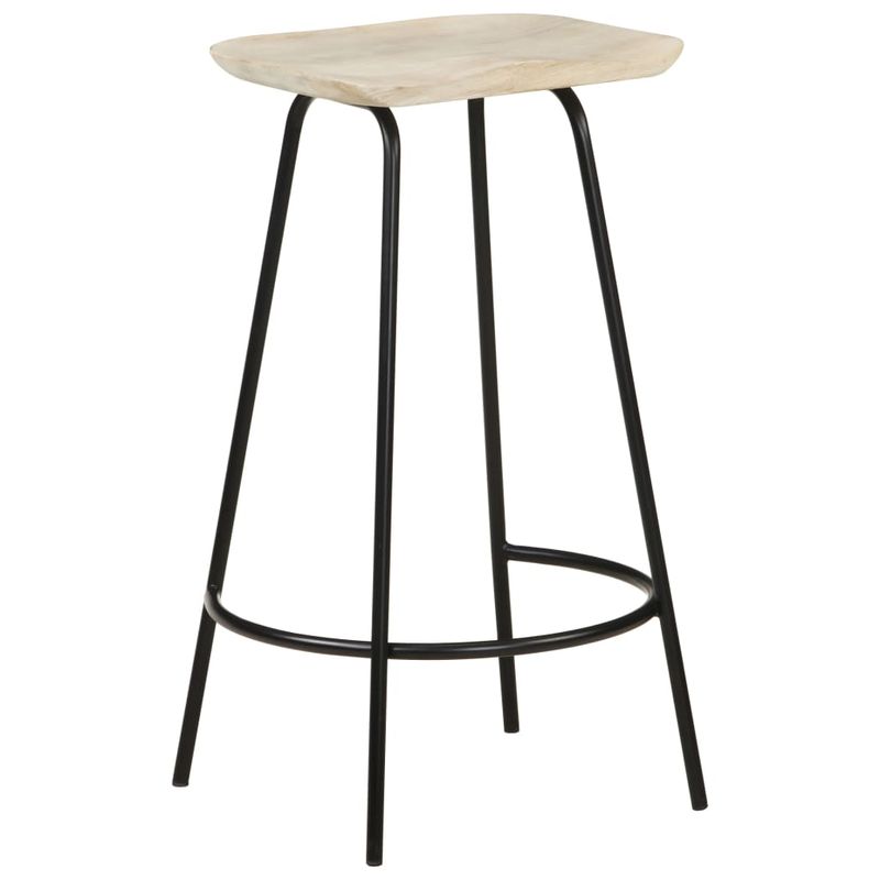 Casa si Gradina - Mobilier - Scaune si fotolii - Scaune - Scaune de bar, 2 buc., lemn masiv de mango - Infinity.ro