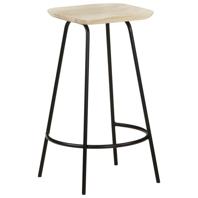 Casa si Gradina - Mobilier - Scaune si fotolii - Scaune - Scaune de bar, 2 buc., lemn masiv de mango - Infinity.ro