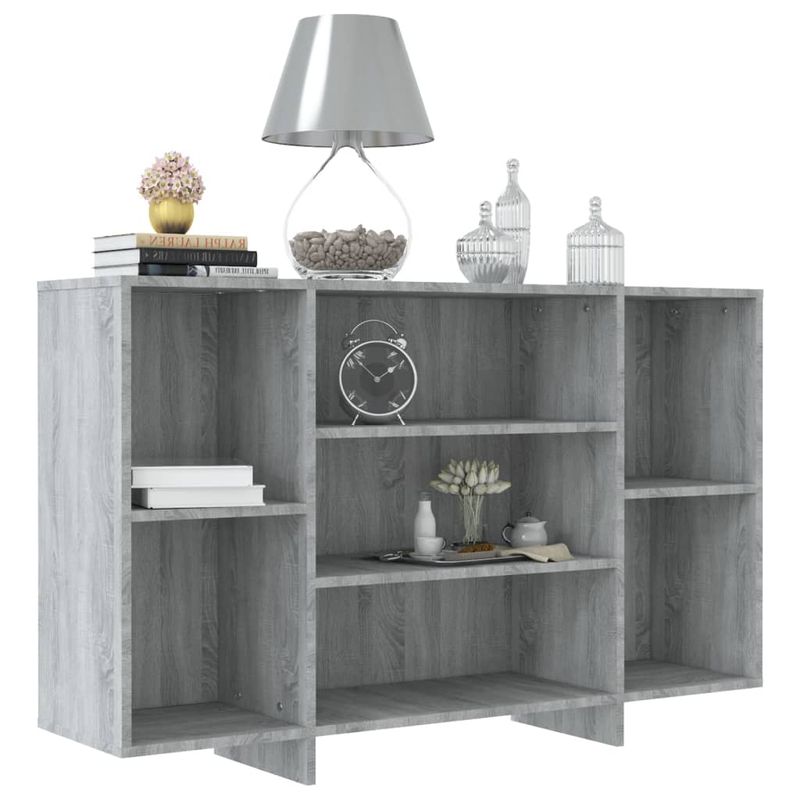 Casa si Gradina - Mobilier - Comode si corpuri - Comode - Servanta, gri sonoma, 120x30x75 cm, PAL - Infinity.ro