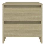 Casa si Gradina - Mobilier - Comode si corpuri - Noptiere - Noptiera, stejar sonoma, 45x34,5x44,5 cm, PAL - Infinity.ro