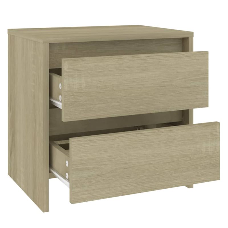Casa si Gradina - Mobilier - Comode si corpuri - Noptiere - Noptiera, stejar sonoma, 45x34,5x44,5 cm, PAL - Infinity.ro