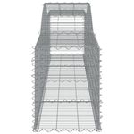 Casa si Gradina - Gradina si terasa - Garduri, panouri si accesorii - Cos gabion arcuit, 400x50x60/80 cm, fier galvanizat - Infinity.ro