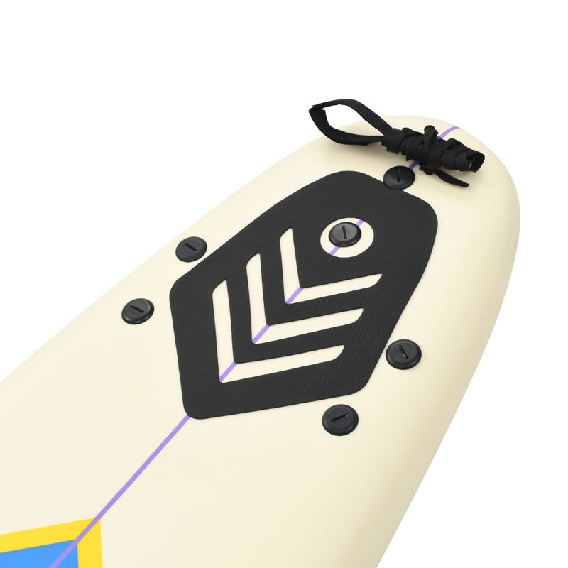 Sport si Outdoor - Sporturi acvatice - Sporturi pe placa - Surf - Placa de surf , 170 cm, albastru si crem - Infinity.ro