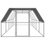 Petshop - Accesorii petshop - Culcusuri si custi - Custi interior si exterior - Cotet de exterior pentru pasari, 3x10x2 m, otel zincat - Infinity.ro