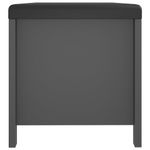 Casa si Gradina - Mobilier - Organizare si depozitare - Cutii depozitare - Cutie de depozitare cu perna, gri, 105x40x45cm, lemn prelucrat - Infinity.ro