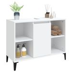 Casa si Gradina - Mobilier - Mobilier baie - Comode baie - Dulap de chiuveta, alb, 80x33x60 cm, lemn prelucrat - Infinity.ro