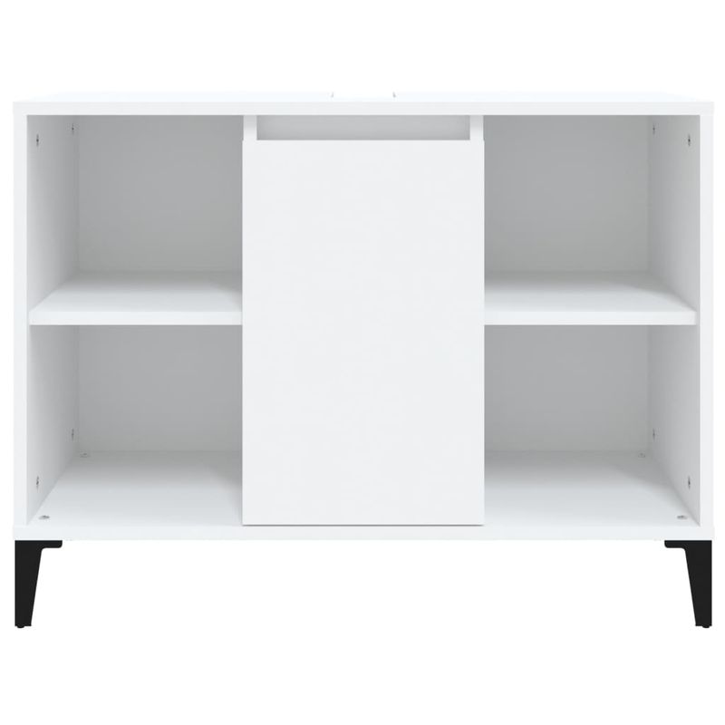 Casa si Gradina - Mobilier - Mobilier baie - Comode baie - Dulap de chiuveta, alb, 80x33x60 cm, lemn prelucrat - Infinity.ro