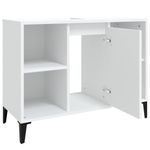 Casa si Gradina - Mobilier - Mobilier baie - Comode baie - Dulap de chiuveta, alb, 80x33x60 cm, lemn prelucrat - Infinity.ro