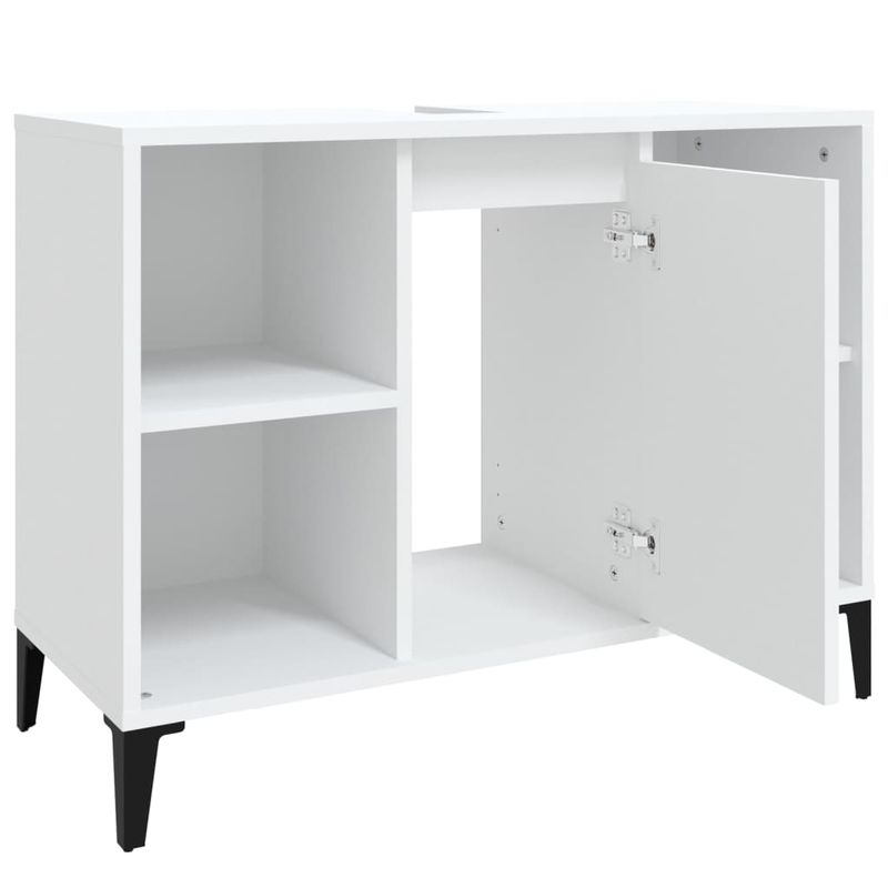 Casa si Gradina - Mobilier - Mobilier baie - Comode baie - Dulap de chiuveta, alb, 80x33x60 cm, lemn prelucrat - Infinity.ro