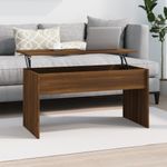 Casa si Gradina/Mobilier/Mese si birouri/Masute de cafea - Masuta de cafea, stejar maro, 102x50,5x52,5 cm, lemn prelucrat - Infinity.ro
