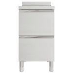 Casa si Gradina - Mobilier - Comode si corpuri - Corpuri bucatarie - Dulap de bucatarie comercial cu 2 sertare, otel inoxidabil - Infinity.ro