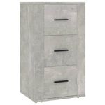 Casa si Gradina - Mobilier - Comode si corpuri - Comode - Servanta, gri beton, 40x33x70 cm, lemn prelucrat - Infinity.ro