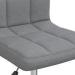 Casa si Gradina - Mobilier - Scaune si fotolii - Scaune - Scaune de bucatarie pivotante, gri deschis, material textil - Infinity.ro