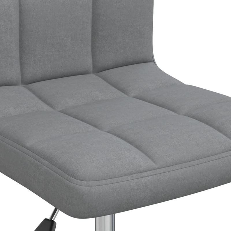 Casa si Gradina - Mobilier - Scaune si fotolii - Scaune - Scaune de bucatarie pivotante, gri deschis, material textil - Infinity.ro
