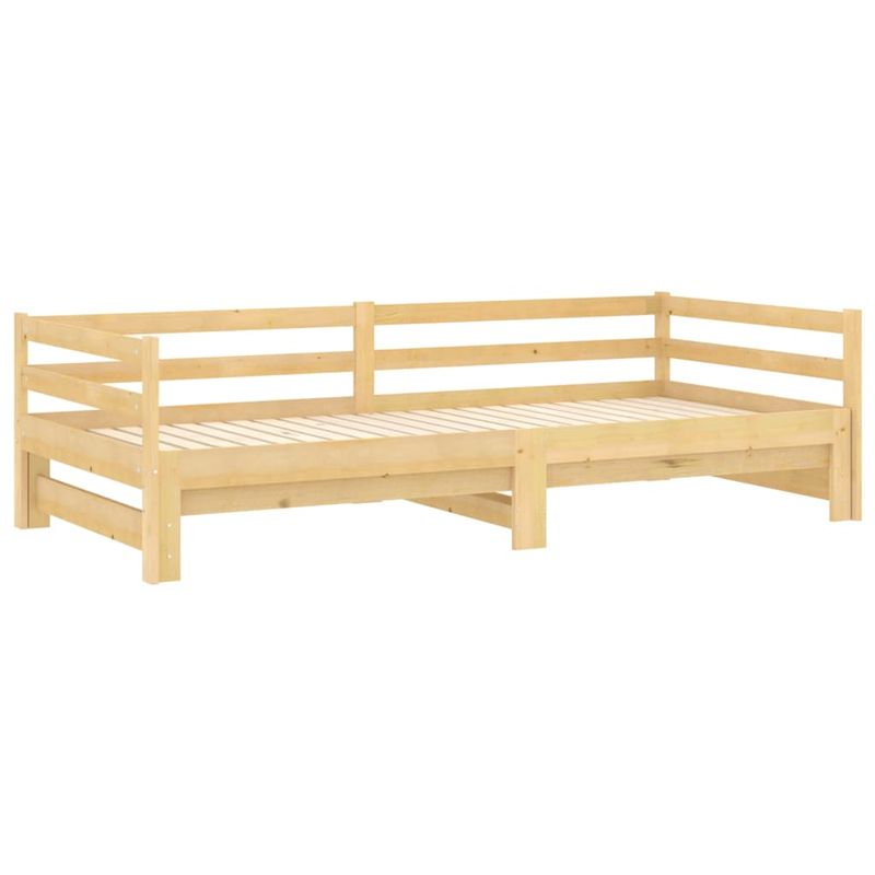 Casa si Gradina - Mobilier - Paturi si accesorii - Paturi - Pat de zi extensibil, 2x(90x200) cm, lemn masiv de pin - Infinity.ro
