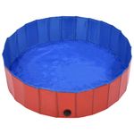 Petshop - Accesorii petshop - Jucarii animale - Ansambluri de joaca - Piscina pentru caini pliabila, rosu, 120 x 30 cm, PVC - Infinity.ro
