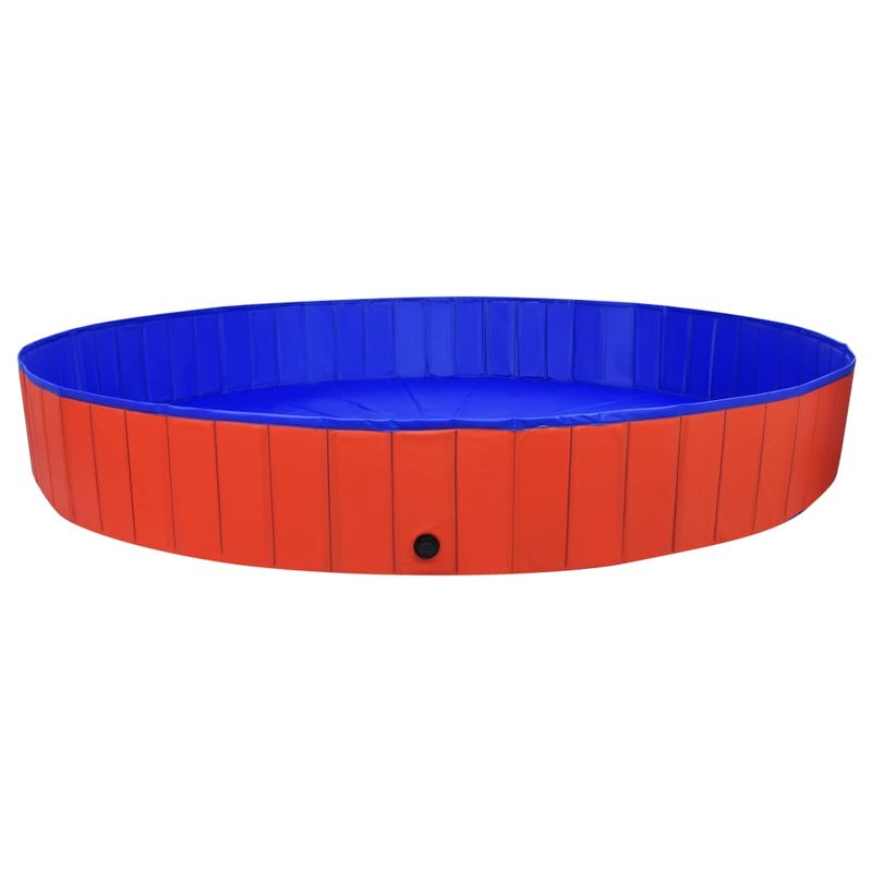 Petshop - Accesorii petshop - Jucarii animale - Ansambluri de joaca - Piscina pentru caini pliabila, rosu, 300 x 40 cm, PVC - Infinity.ro