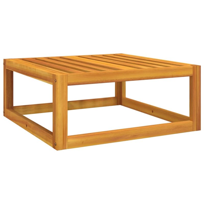 Casa si Gradina - Gradina si terasa - Mobilier exterior - Canapele si fotolii gradina - Canapele colt modulare, lemn masiv de acacia, verde, model suport pentru picioare - Infinity.ro